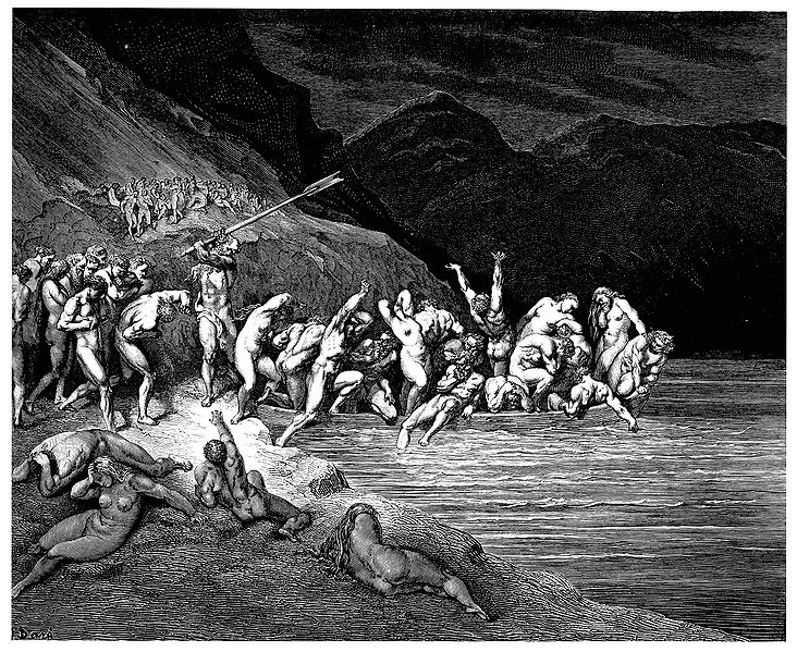 Illustration von Dantes Inferno in einer Ausgabe von Gustave Doré (1857)