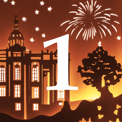 Türchen 1 Moritzburg Feuerwerk
