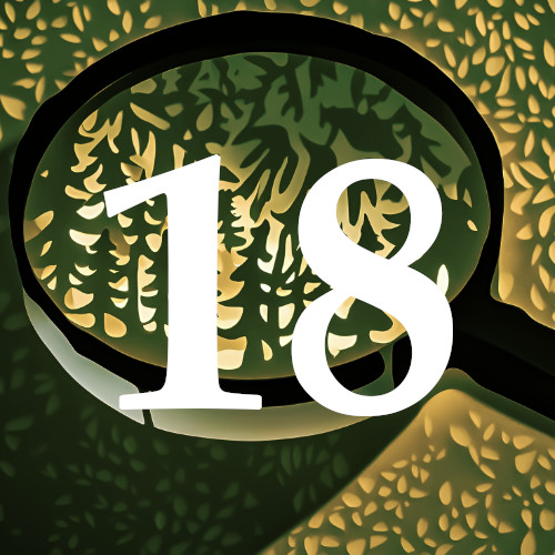 Türchen 18 UV-Untersuchungen, Restaurierung