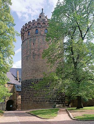 Bergfried der Burg Mildenstein in Leisnig