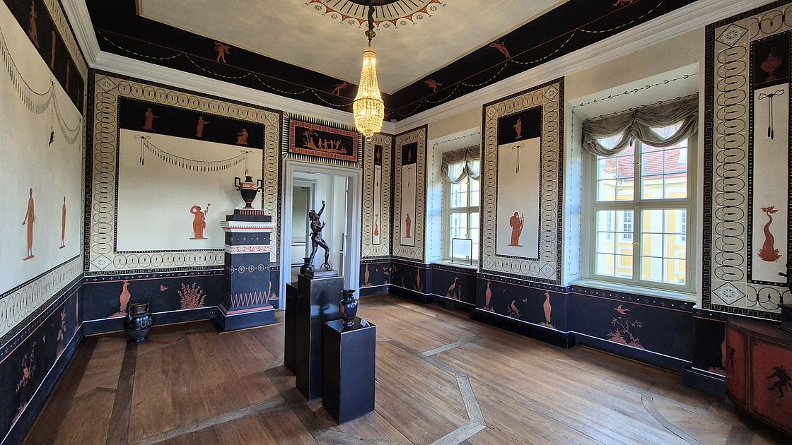 Pompejanisches Zimmer im Schloss Rammenau