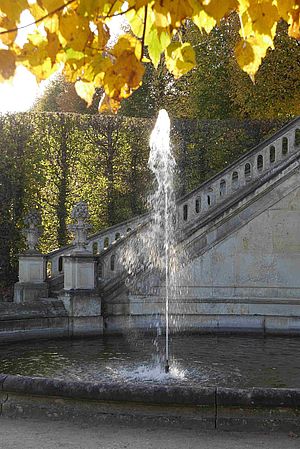 Wasserspiel im Barockgarten Großsedlitz