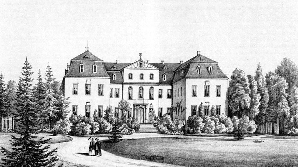 Historische Ansicht von Schloss Rammenau