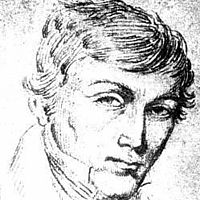 Adam Mickiewicz, polnischer Dichter in der Zeit der Romantik, als junger Mann.