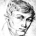 Adam Mickiewicz, polnischer Dichter in der Zeit der Romantik, als junger Mann.