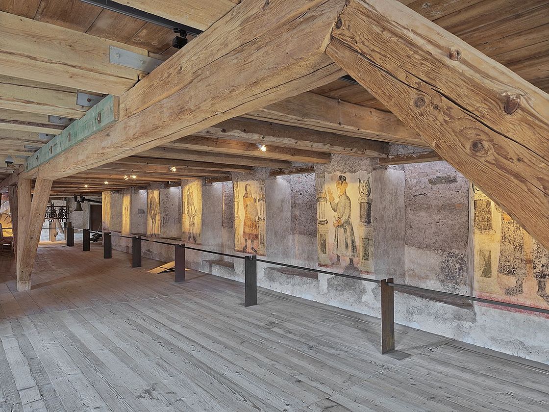 Mönchsboden im Schloss Weesenstein