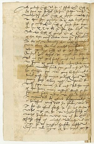 Karl von Miltitz berichtet in einem Brief über den Stein von Stolpen