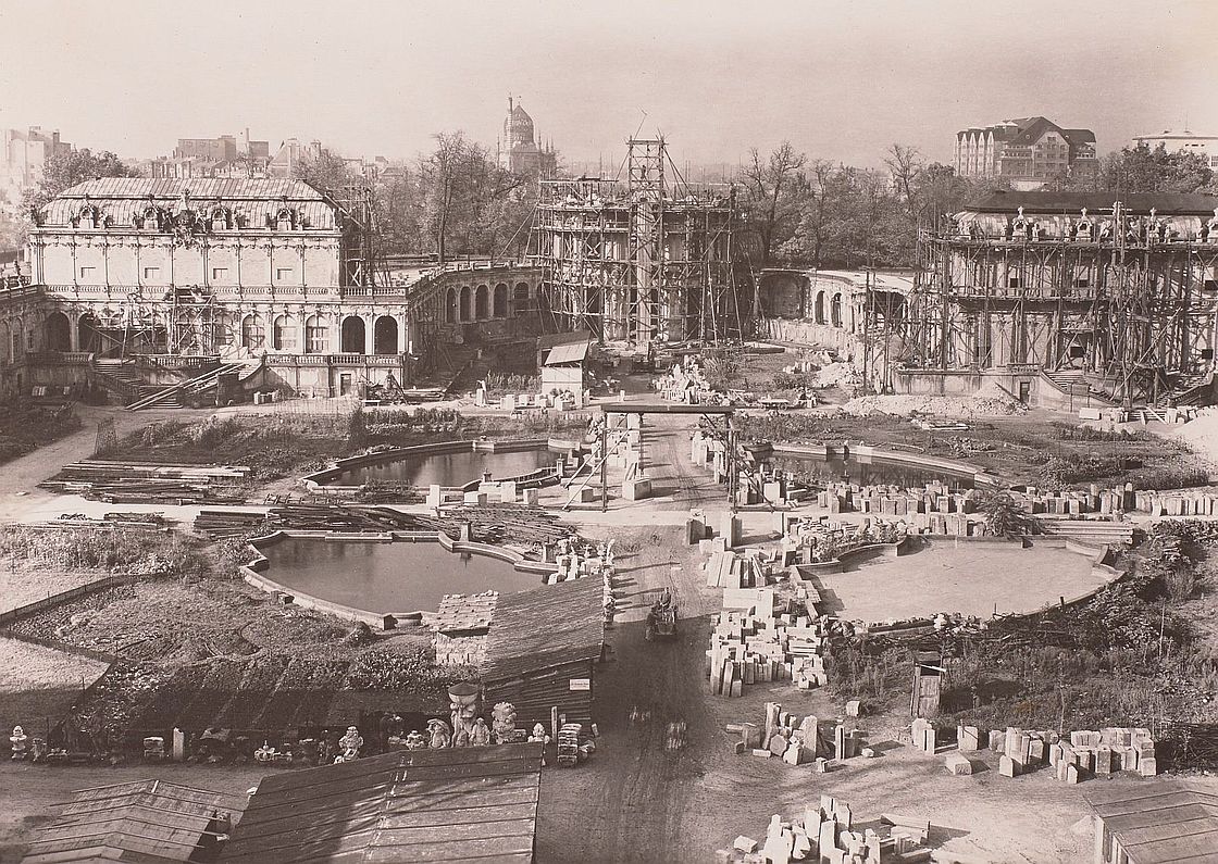 Wiederaufbau des Dresdner Zwingers nach dem Zweiten Weltkrieg, Fotografie