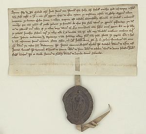 Urkunde Bischof Brunos von Meißen von 1227